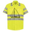 Men's High Visibility Safety Short Sleeve Work Shirt Thumbnail