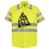 Men's High Visibility Safety Short Sleeve Work Shirt Thumbnail