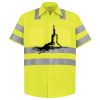 Men's High Visibility Safety Short Sleeve Work Shirt Thumbnail