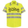 Men's High Visibility Safety Short Sleeve Work Shirt Thumbnail