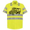 Men's High Visibility Safety Short Sleeve Work Shirt Thumbnail