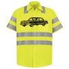 Men's High Visibility Safety Short Sleeve Work Shirt Thumbnail