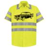 Men's High Visibility Safety Short Sleeve Work Shirt Thumbnail