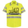 Men's High Visibility Safety Short Sleeve Work Shirt Thumbnail