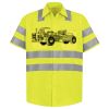 Men's High Visibility Safety Short Sleeve Work Shirt Thumbnail