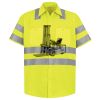 Men's High Visibility Safety Short Sleeve Work Shirt Thumbnail