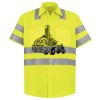 Men's High Visibility Safety Short Sleeve Work Shirt Thumbnail