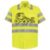 Men's High Visibility Safety Short Sleeve Work Shirt Thumbnail