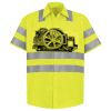 Men's High Visibility Safety Short Sleeve Work Shirt Thumbnail
