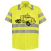 Men's High Visibility Safety Short Sleeve Work Shirt Thumbnail