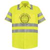 Men's High Visibility Safety Short Sleeve Work Shirt Thumbnail