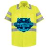 Men's High Visibility Safety Short Sleeve Work Shirt Thumbnail