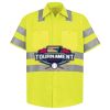 Men's High Visibility Safety Short Sleeve Work Shirt Thumbnail