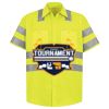 Men's High Visibility Safety Short Sleeve Work Shirt Thumbnail