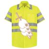 Men's High Visibility Safety Short Sleeve Work Shirt Thumbnail
