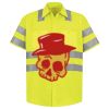Men's High Visibility Safety Short Sleeve Work Shirt Thumbnail