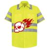 Men's High Visibility Safety Short Sleeve Work Shirt Thumbnail