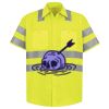 Men's High Visibility Safety Short Sleeve Work Shirt Thumbnail