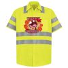 Men's High Visibility Safety Short Sleeve Work Shirt Thumbnail