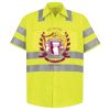 Men's High Visibility Safety Short Sleeve Work Shirt Thumbnail