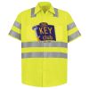 Men's High Visibility Safety Short Sleeve Work Shirt Thumbnail