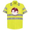 Men's High Visibility Safety Short Sleeve Work Shirt Thumbnail