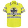 Men's High Visibility Safety Short Sleeve Work Shirt Thumbnail