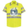 Men's High Visibility Safety Short Sleeve Work Shirt Thumbnail