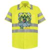 Men's High Visibility Safety Short Sleeve Work Shirt Thumbnail