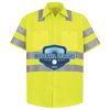 Men's High Visibility Safety Short Sleeve Work Shirt Thumbnail