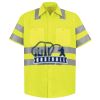Men's High Visibility Safety Short Sleeve Work Shirt Thumbnail