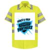 Men's High Visibility Safety Short Sleeve Work Shirt Thumbnail