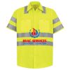 Men's High Visibility Safety Short Sleeve Work Shirt Thumbnail