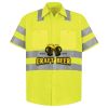 Men's High Visibility Safety Short Sleeve Work Shirt Thumbnail