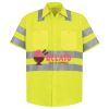 Men's High Visibility Safety Short Sleeve Work Shirt Thumbnail