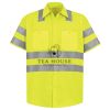 Men's High Visibility Safety Short Sleeve Work Shirt Thumbnail