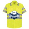 Men's High Visibility Safety Short Sleeve Work Shirt Thumbnail