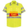 Men's High Visibility Safety Short Sleeve Work Shirt Thumbnail