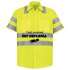 Men's High Visibility Safety Short Sleeve Work Shirt Thumbnail