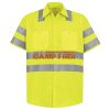 Men's High Visibility Safety Short Sleeve Work Shirt Thumbnail