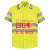 Men's High Visibility Safety Short Sleeve Work Shirt Thumbnail