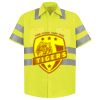 Men's High Visibility Safety Short Sleeve Work Shirt Thumbnail