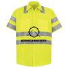 Men's High Visibility Safety Short Sleeve Work Shirt Thumbnail
