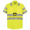 Men's High Visibility Safety Short Sleeve Work Shirt Thumbnail