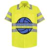 Men's High Visibility Safety Short Sleeve Work Shirt Thumbnail
