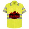 Men's High Visibility Safety Short Sleeve Work Shirt Thumbnail