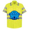 Men's High Visibility Safety Short Sleeve Work Shirt Thumbnail