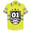 Men's High Visibility Safety Short Sleeve Work Shirt Thumbnail