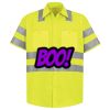Men's High Visibility Safety Short Sleeve Work Shirt Thumbnail