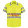 Men's High Visibility Safety Short Sleeve Work Shirt Thumbnail